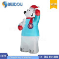 Giant Husky Dog Christmas Decorations Inflatable Olaf Bear Cartoon Personnage